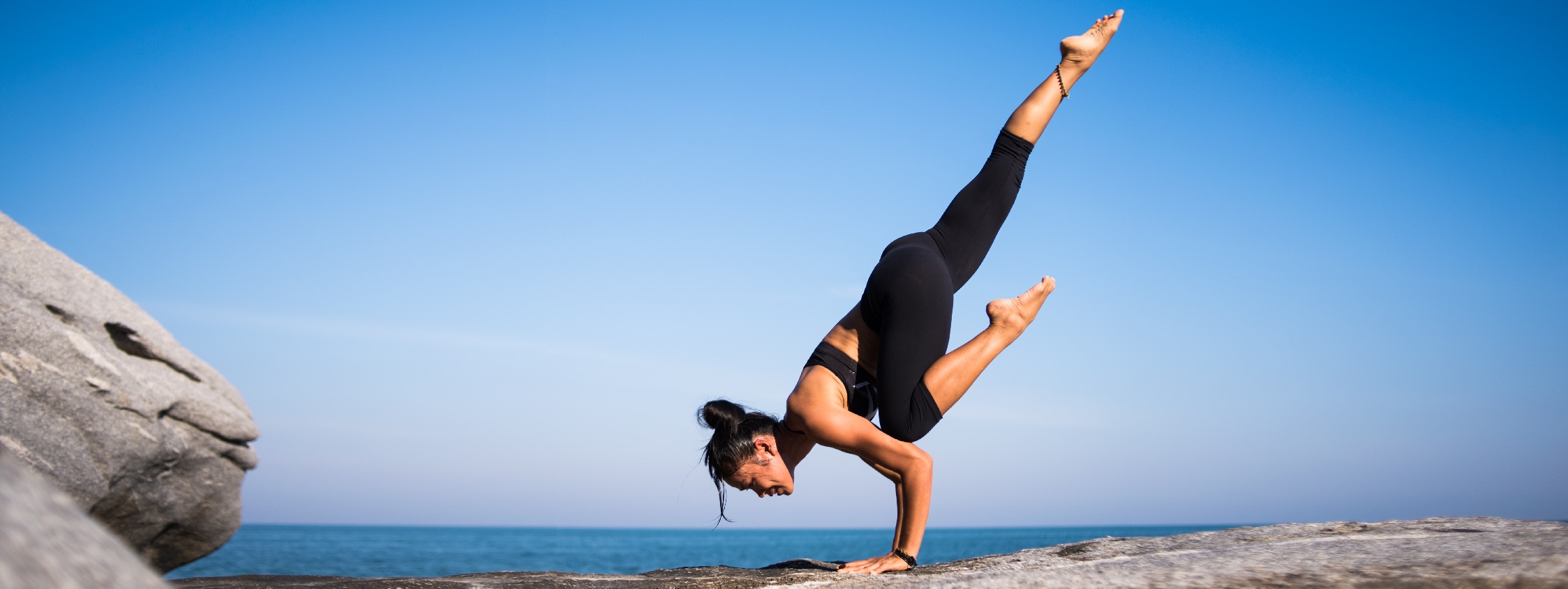 woman doing yoga